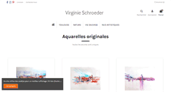 Desktop Screenshot of peinture.virginieschroeder.com
