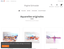 Tablet Screenshot of peinture.virginieschroeder.com